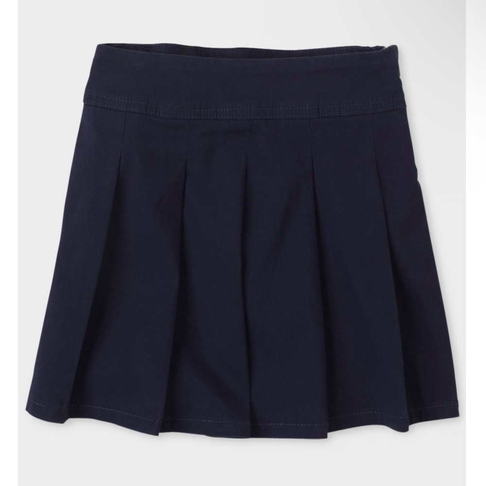 The Children’s Place Girls Uniform Stretch Pleated Skort - Blue